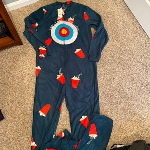 Fleece onesie pajamas